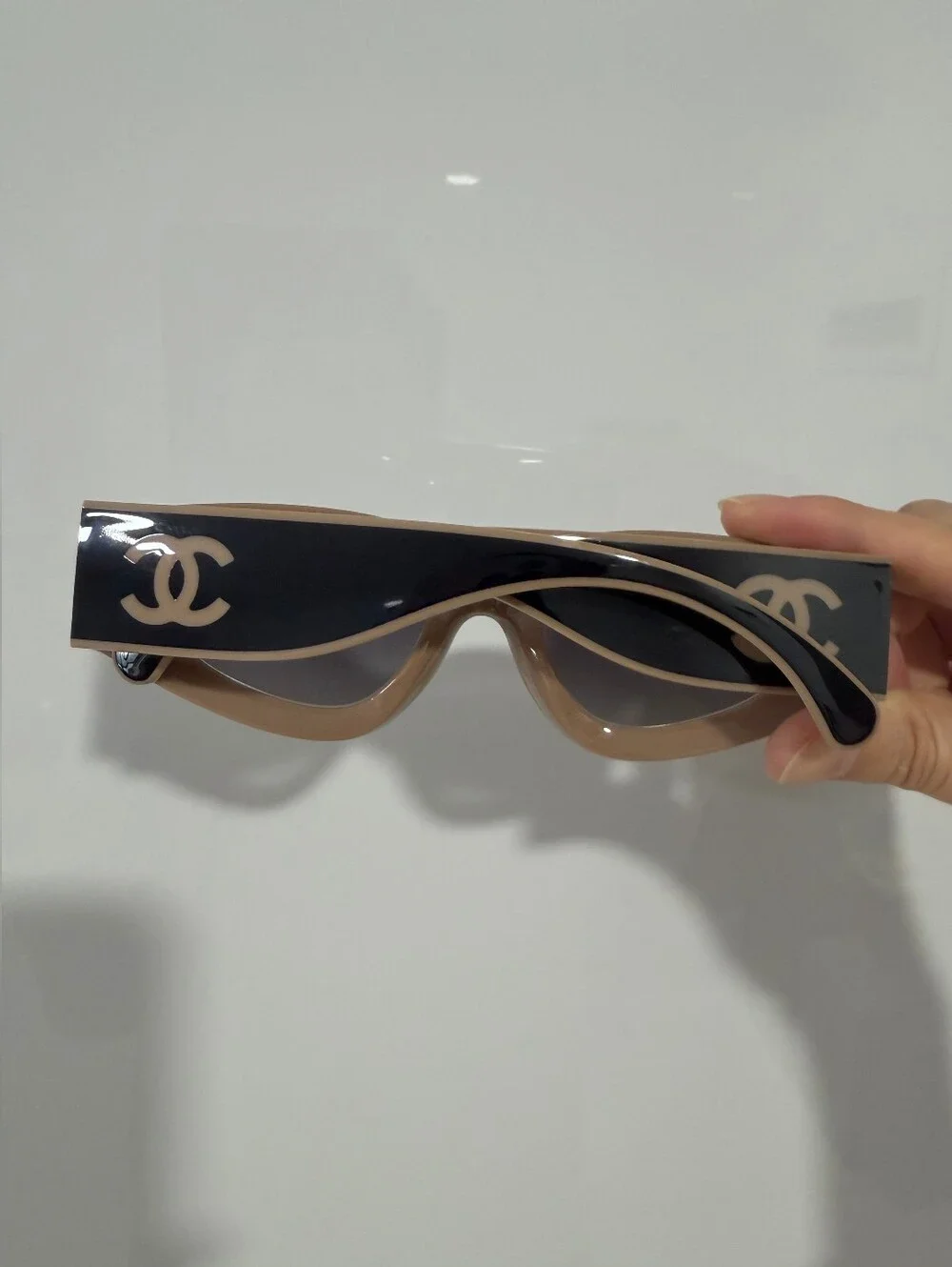 Chanel Cat-Eye Sunglasses with CC Emblem